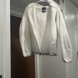 White womens large North Face jacket